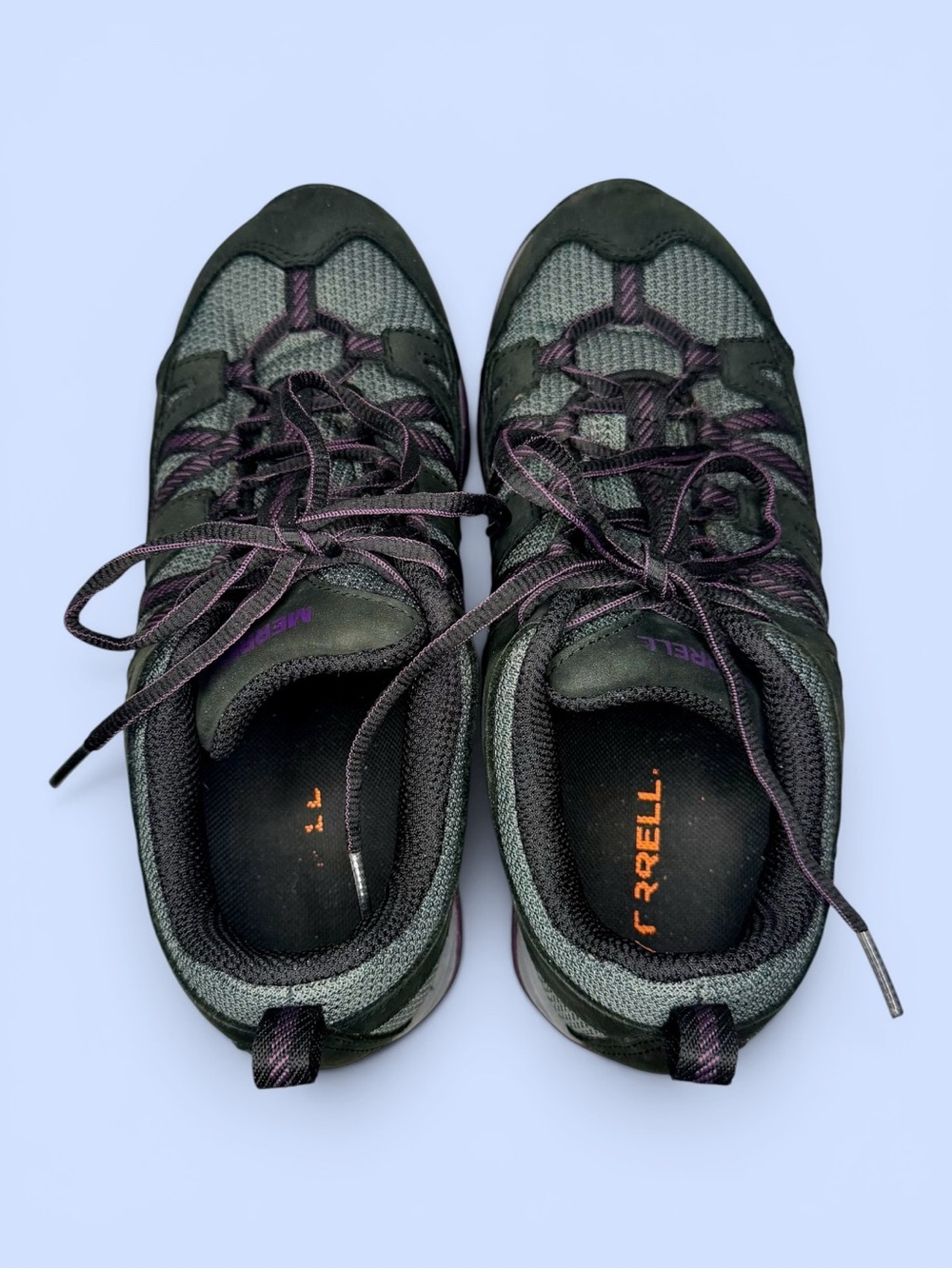 Merrell Siren Sport 3 Women’s 6.5 Black/Blackberry Vibram Trail Sneaker Gore-Tex - Picture 10 of 11